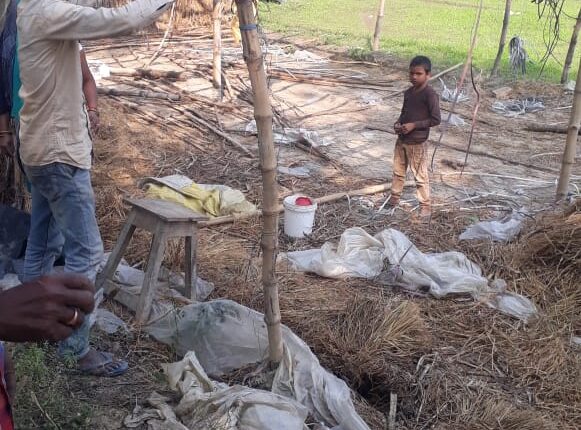 Barabanki: Illegal encroachment removed on the tough stand of Tehsildar Tapan Mishra