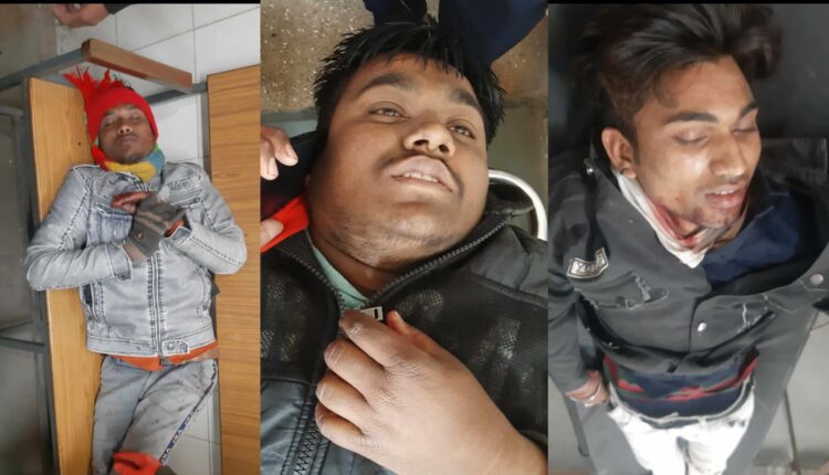 Two motorists collided, three injured, taken to Mandsaur District Hospital for treatment