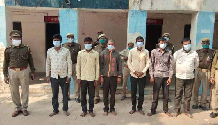 District Sitapur unveils five incidents of theft, six vicious arrests