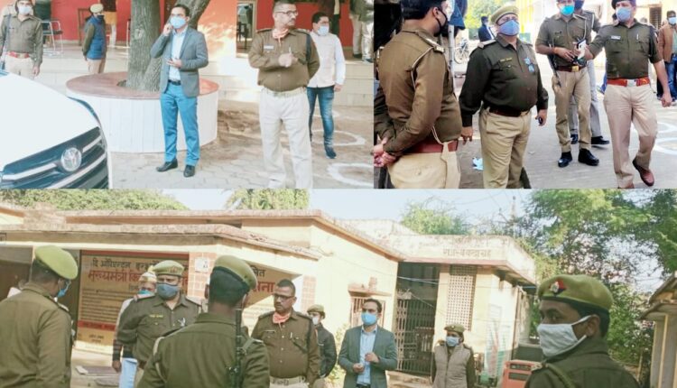 DM-SP inspected polling booths