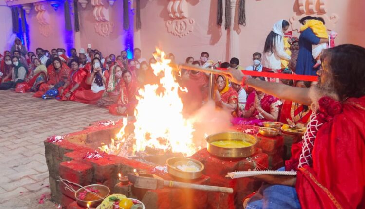 Chanting and rituals begin at the eight-day Bhairav ​​Ashtami festival camp