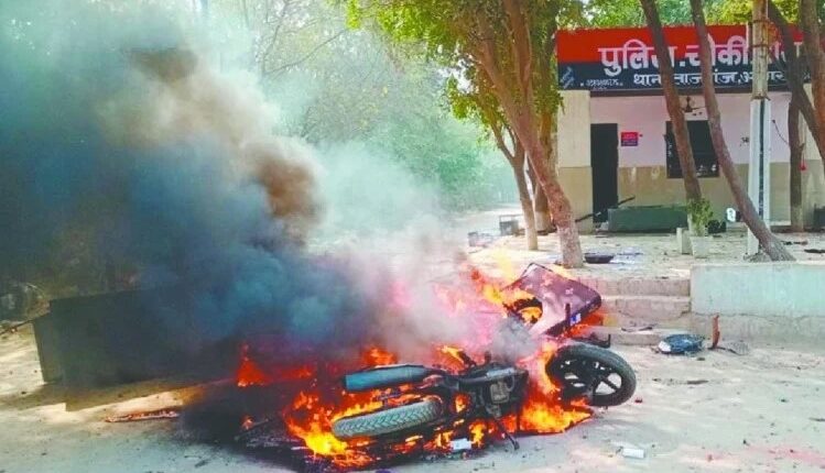 In the case of fire and chaos in the post, the police identified 60 accused, posters will be put on the intersections