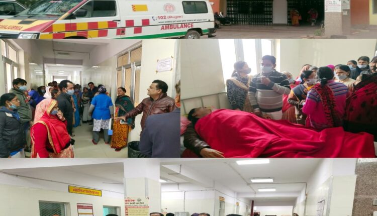 Mahoba: In-charge CMS fell ill due to CMO's gesture