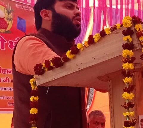 Mass khichdi banquet program organized in village Pirkhauli