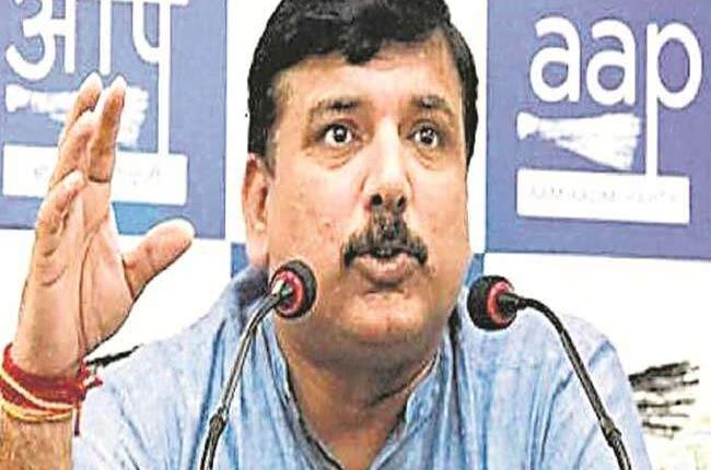 AAP parliamentarian Sanjay Singh took a pinch on Uttar Pradesh government, said - how will the public be when the police is not safe in UP ??