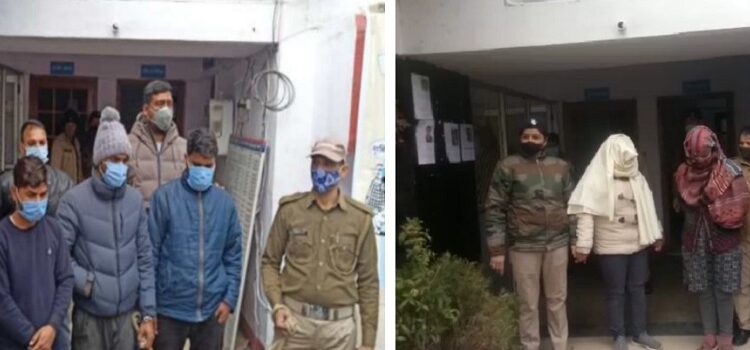 5 accused arrested by Jai Guru Jewelers for demanding extortion of 50 lakh from their mistress