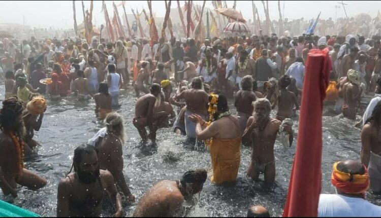 The first royal bath at Vrindavan Kumbh Mela, the flood of faith gathered on the banks of Yamuna