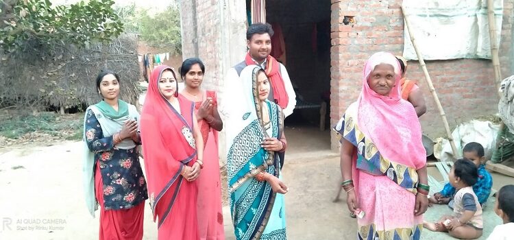 Public Relations Campaign of District Panchayat candidate Ruby Vishwakarma