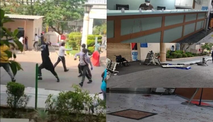 Uproar in Apollo Hospital, family beaten by health workers for not getting beds in ICU