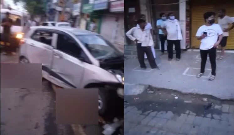 Traumatic accident, speeding dumper crushed 4 people, died