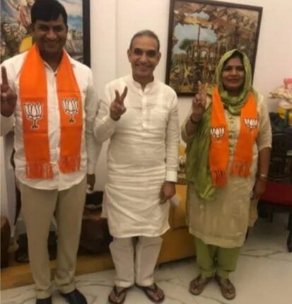 Political upheaval, joined BJP a few minutes ago, district president candidate Mamta Jaikishore again joined RLD