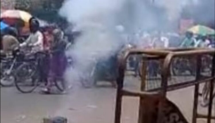 Firecrackers were lit in the joy of being elected