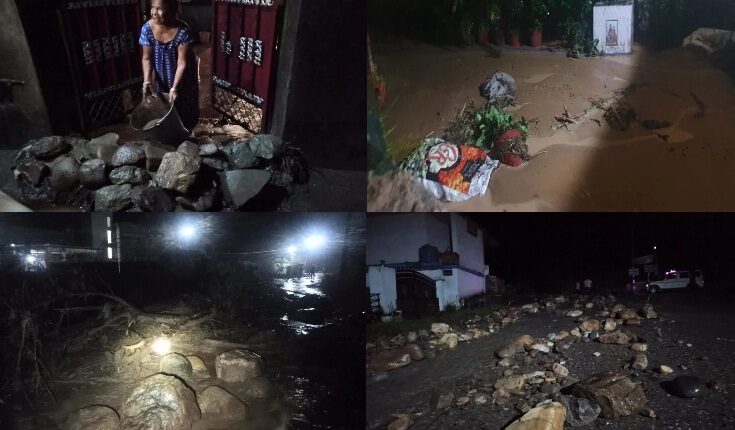 Cloudburst again in Uttarakhand caused destruction, debris and mud entered the houses