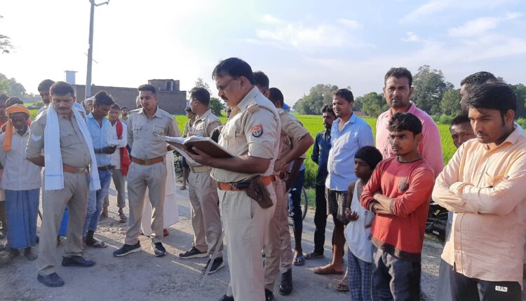 Dead body of middle-aged found in suspicious circumstances.