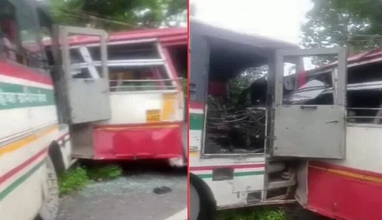 Saharanpur: A horrific road accident, two roadways buses collided head-on, 18 passengers serious