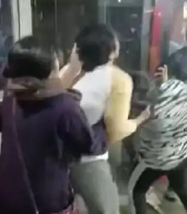 Husband caught red handed with girlfriend, wife beat him with slippers