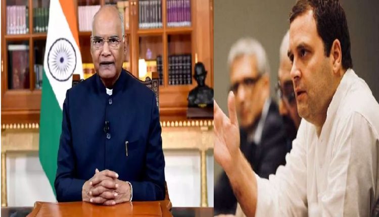 Flames of Lakhimpur violence reached Rashtrapati Bhavan, Rahul Gandhi met the President regarding the violence