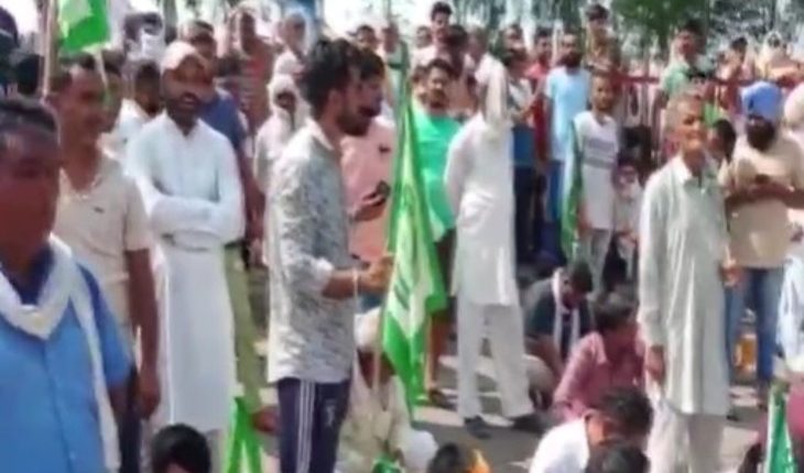 Continuous violence on farmers, BJP MP's car again hit the farmer, hospitalized