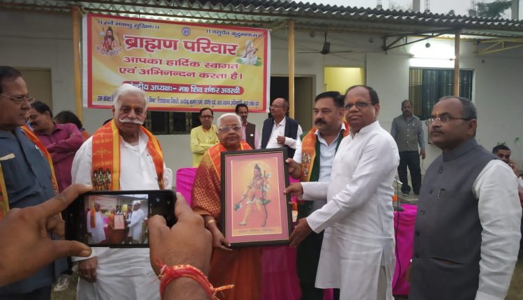 The Brahmin family gathered in the preparations for the 16th foundation day, MLA and MP honored the workers by reaching