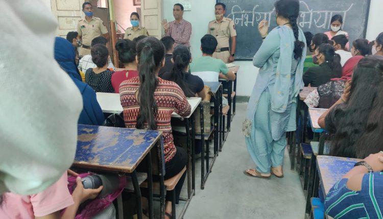 Awareness was done by Nirbhaya Pathak to the students of the college.