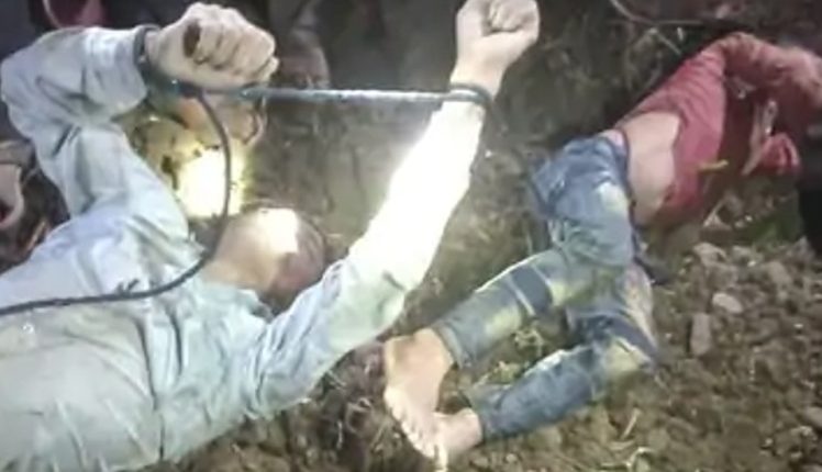 There was a stir in the area due to the discovery of three dead bodies from the well.