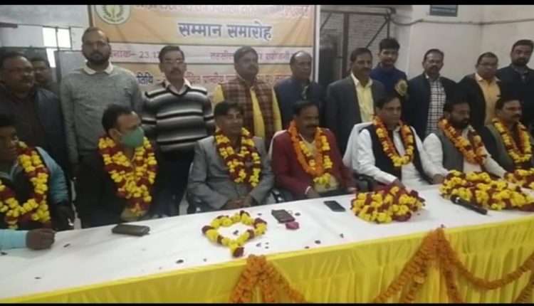 In Sarojini Nagar tehsil, the honor ceremony program of the accountants concluded