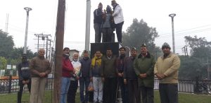 Netaji Subhash Chandra Bose Jayanti celebrated by the brave ex-servicemen service committee Aligarh, Uttar Pradesh