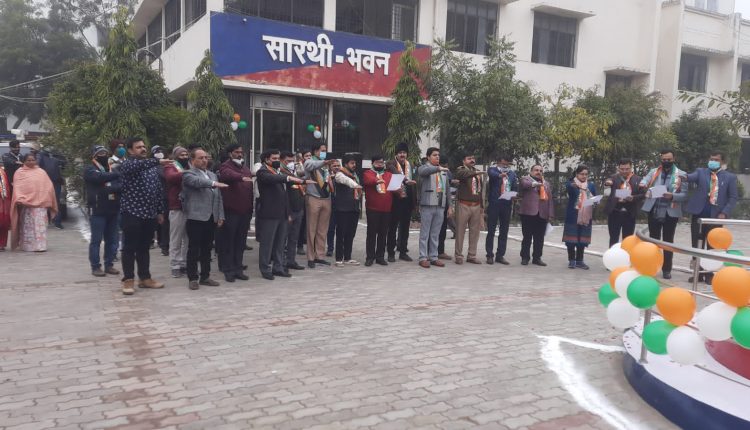 Republic Day celebrated with resolve in RTO office