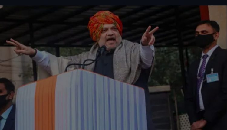 The goons are surrendering by putting a strap around their neck, say Radhe-Radhe and make the government again; Amit Shah spoke in Mathura