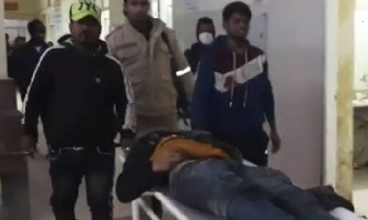 The young man who reached the in-laws' house was shot dead