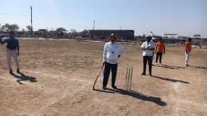 Congress defeated BJP in District Cup Cricket
