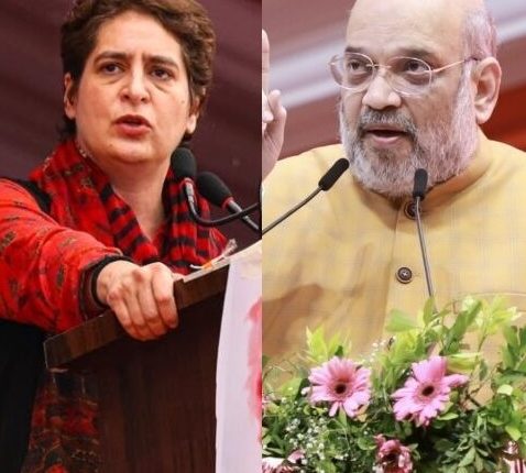 Home Minister Amit Shah and Congress General Secretary Priyanka Gandhi Vadra will be face to face in Jahangirabad today