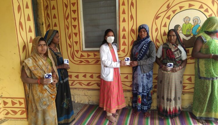 Honored women by giving hand wash on World Women's Day
