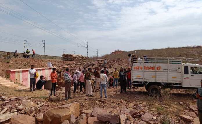 Sensation spread in the area due to woman's body, case suspicious