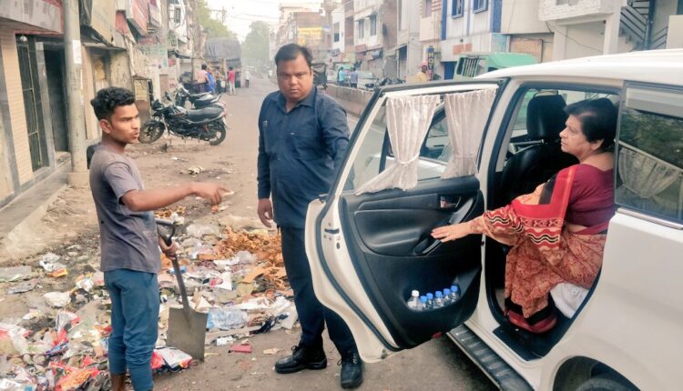Mayor Sanyukta Bhatia did surprise inspection of cleanliness