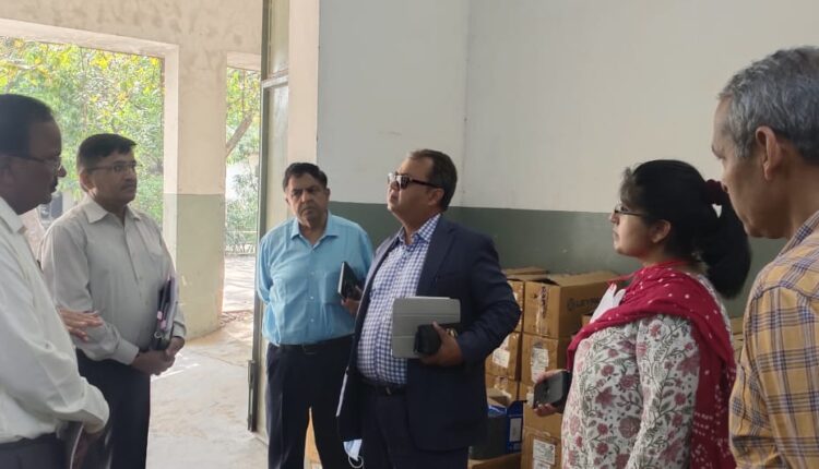 The Principal Secretary inspected the State Road Transport Corporation Headquarters