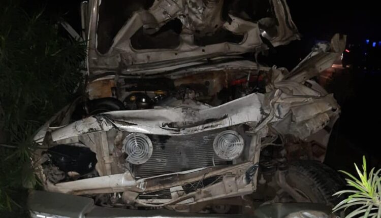 Three CRPF jawans returning from duty died in a road accident