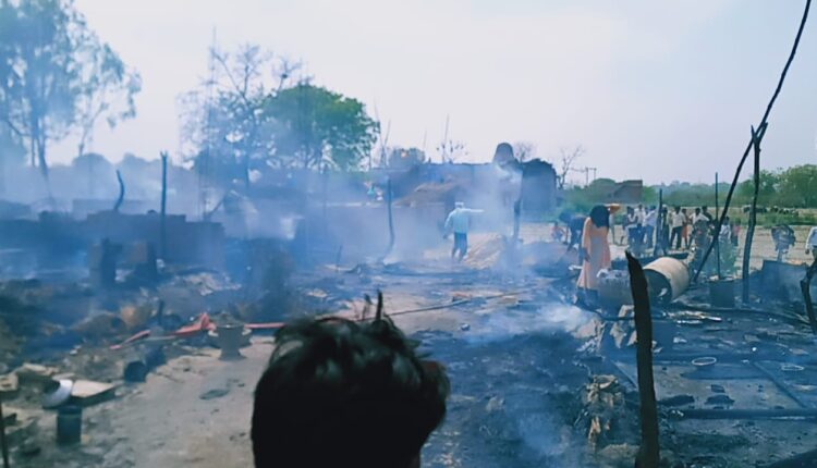 The fire broke out while cooking on the stove loss of millions