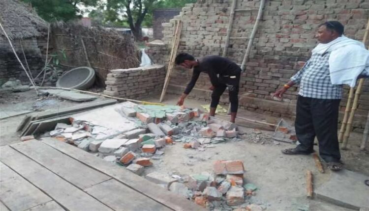 Two innocent sisters died after being buried in the wall of the toilet