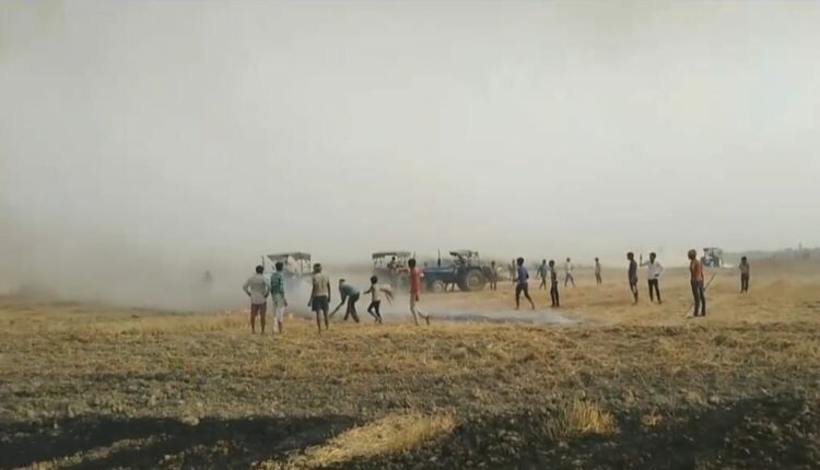 Massive fire in Majha Kala, loss of millions