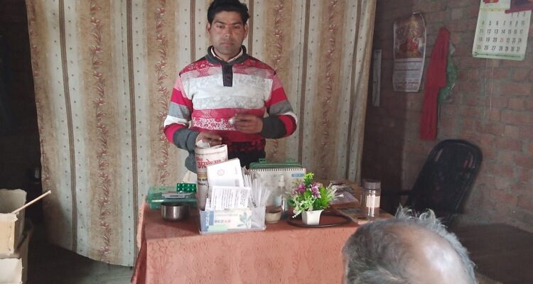 A case has been registered against the fraudulent doctor, Rajkumar's son Ramautar under relevant sections.