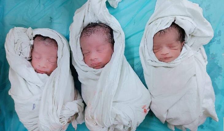 Woman gave birth to 3 children together, 15-day-old innocents beat death