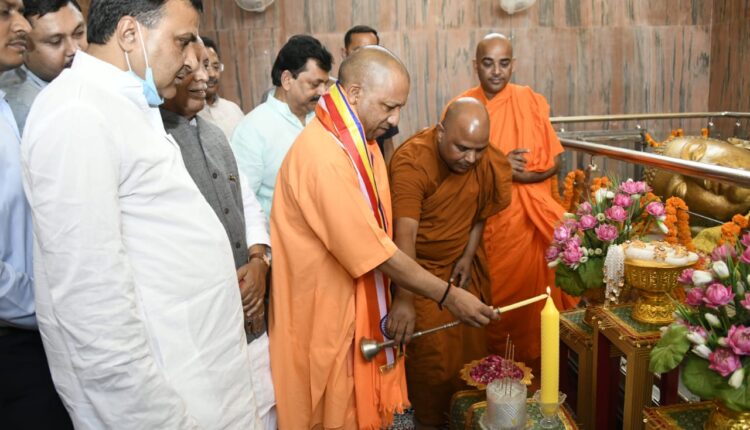 Meeting with officials in airport premises regarding PM's arrival and security arrangements