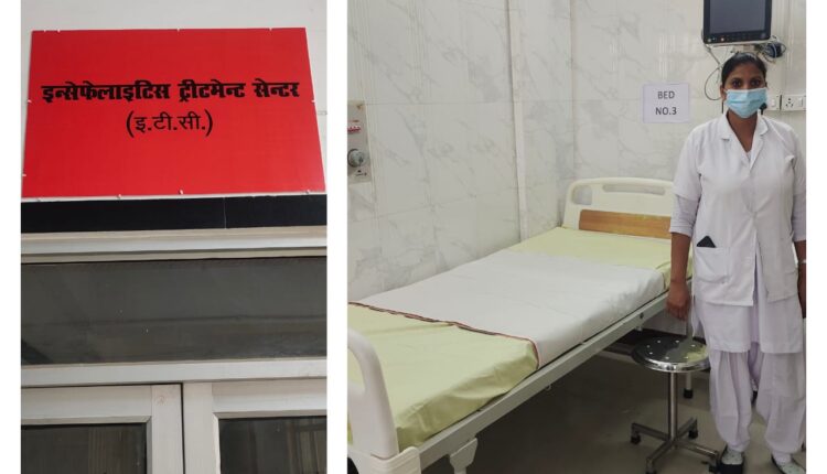 Setter built on the second floor for the prevention and treatment of communicable diseases in Lokbandhu Rajnarayan Hospital