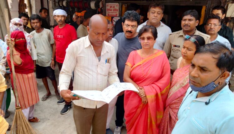 The mayor inspected the cleanliness system and imposed a fine of Rs 1 lakh