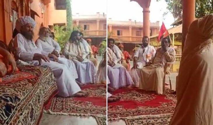 In the meeting of the saints, the female sadhvi accused the Mahant - this is a stigma in the name of the monk, tells me condoms................