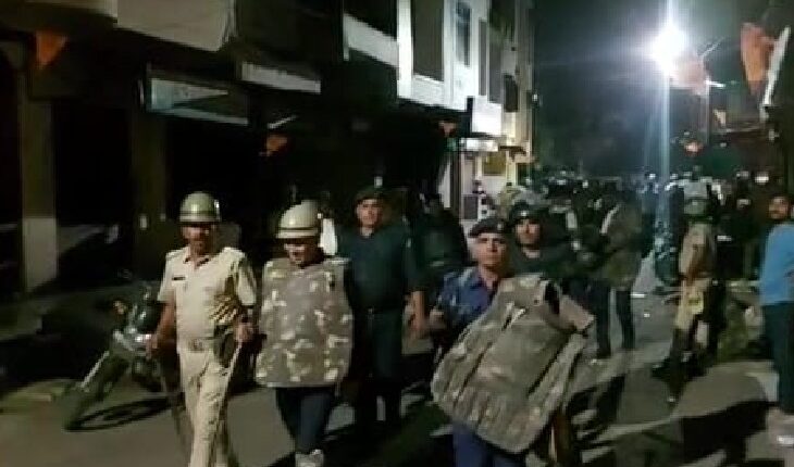 After Jodhpur, now more than 150 soldiers were deployed in Bhilwara in view of the violence, sensitivity