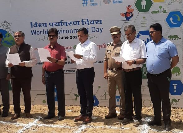 The manager of Uttar Pradesh State Road Transport Corporation did plantation