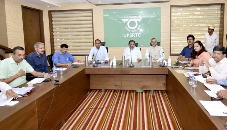The Transport Minister took stock of the works of the target of 100 days, a review meeting with the officials of the Transport Department