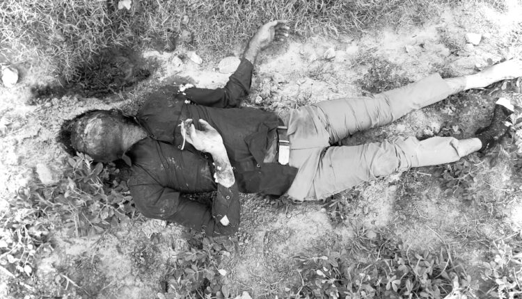 *Sensation spread due to finding dead body in unknown*